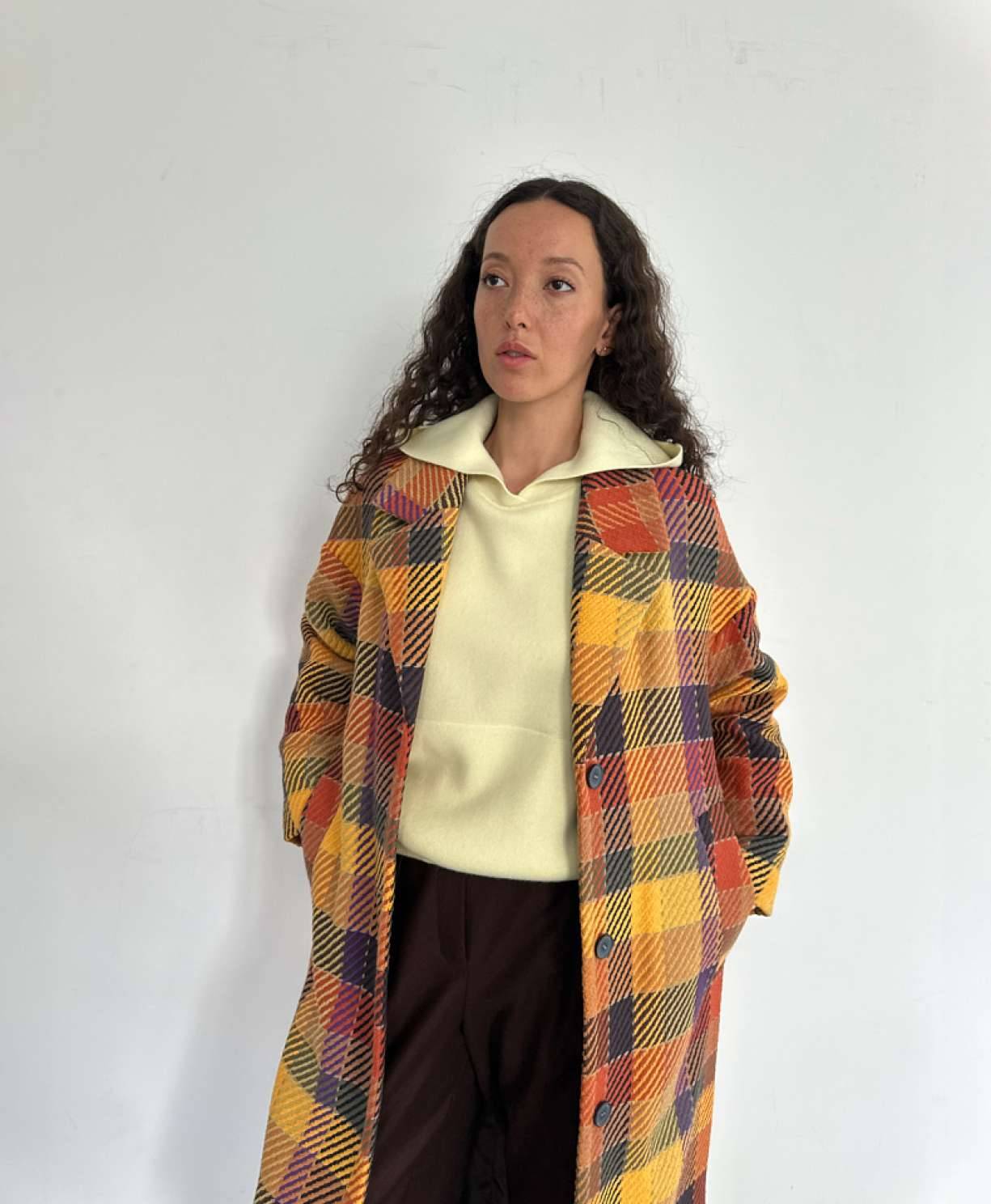 Пальто "Восход" (клетка)