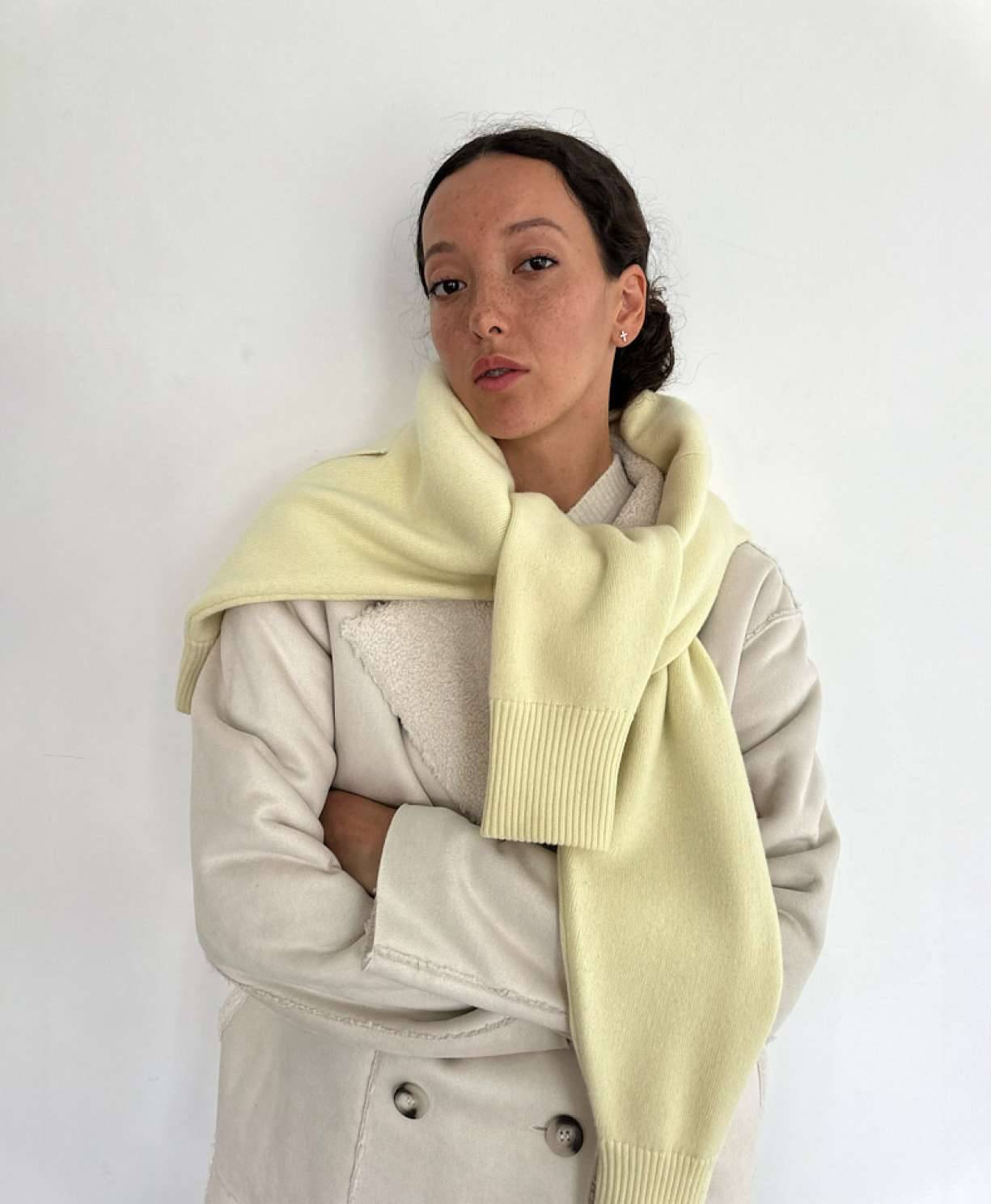 Пальто "Белый стих" (молочный)