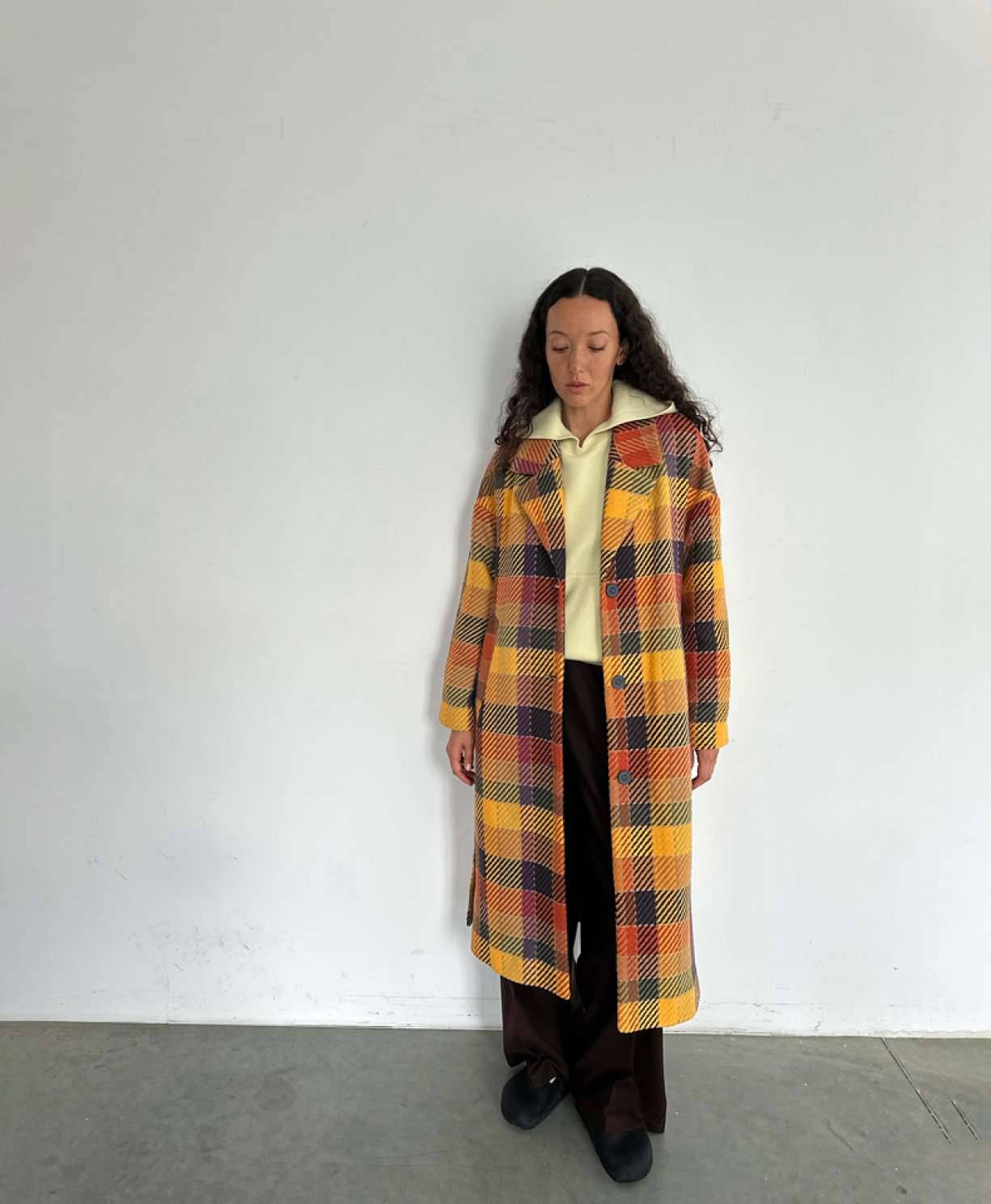 Пальто "Восход" (клетка)