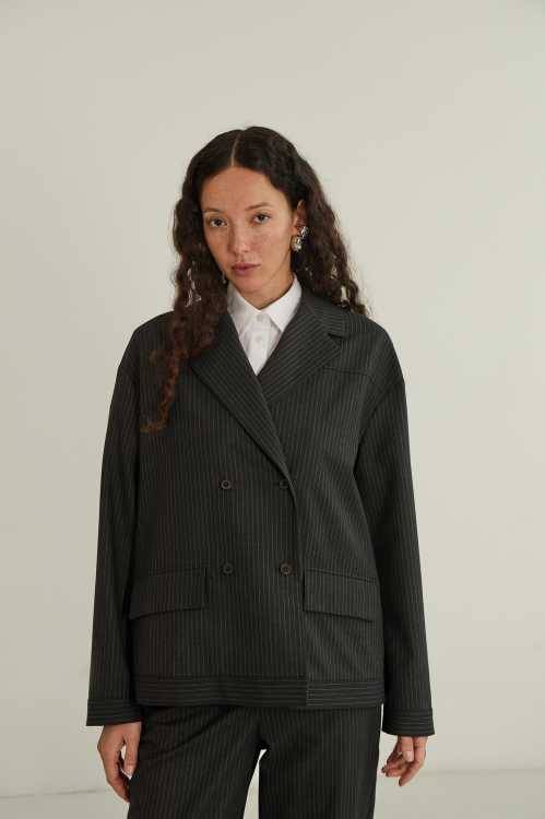 Жакет "Филателист" (полоска/серый)